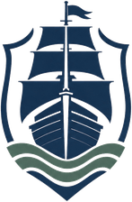 Ballast Behavioral Health Group emblem, ship in shield
